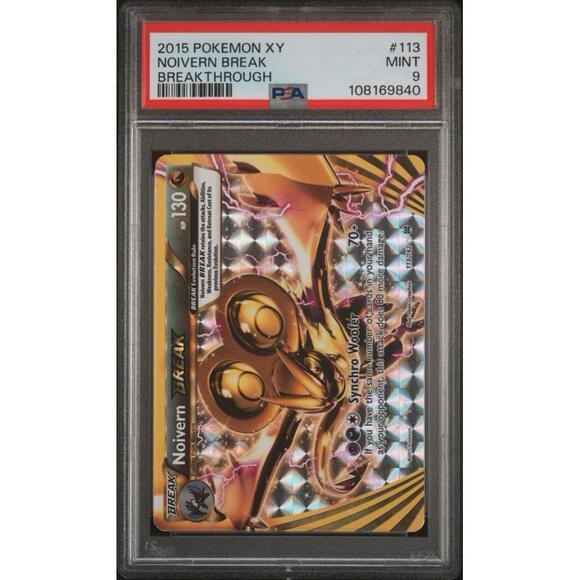 Toys | Noivern Break 113162 Xy Breakthrough Ultra Rare Holo Pokmon Tcg Psa  9 | Poshmark